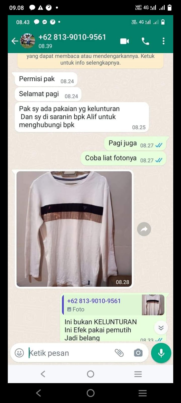 Harga Wantex Baju Dan Celana Anti Luntur  Palembang